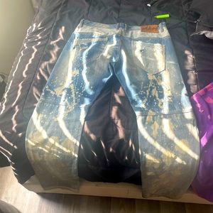 A lot blue biker baggy style jeans size 36